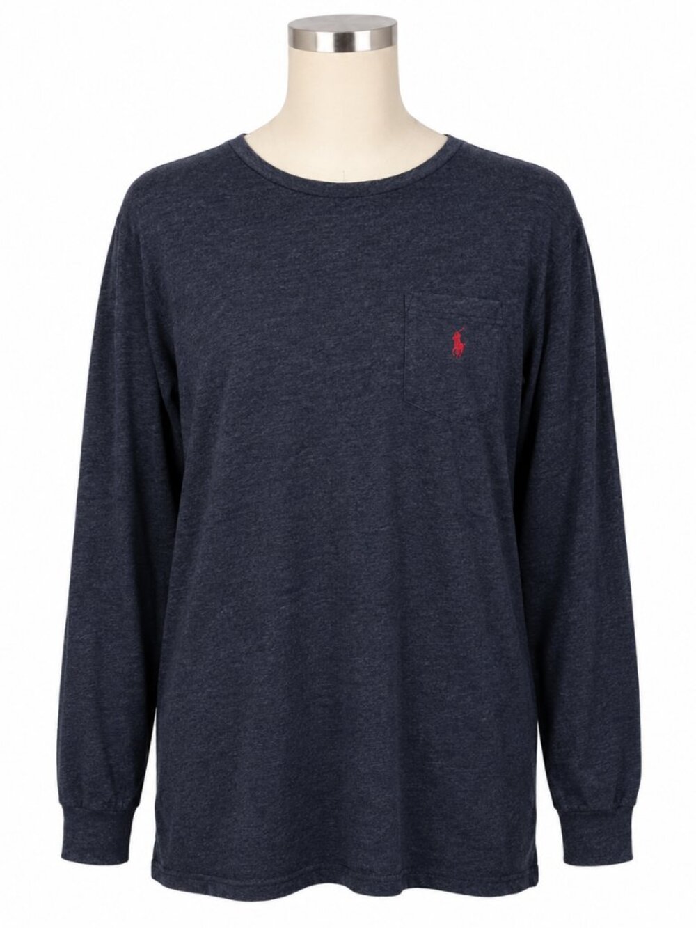 Polo Ralph Lauren Shirt Mens XLâ Gray Crewneck Long Sleeve Casual Classic Preppy